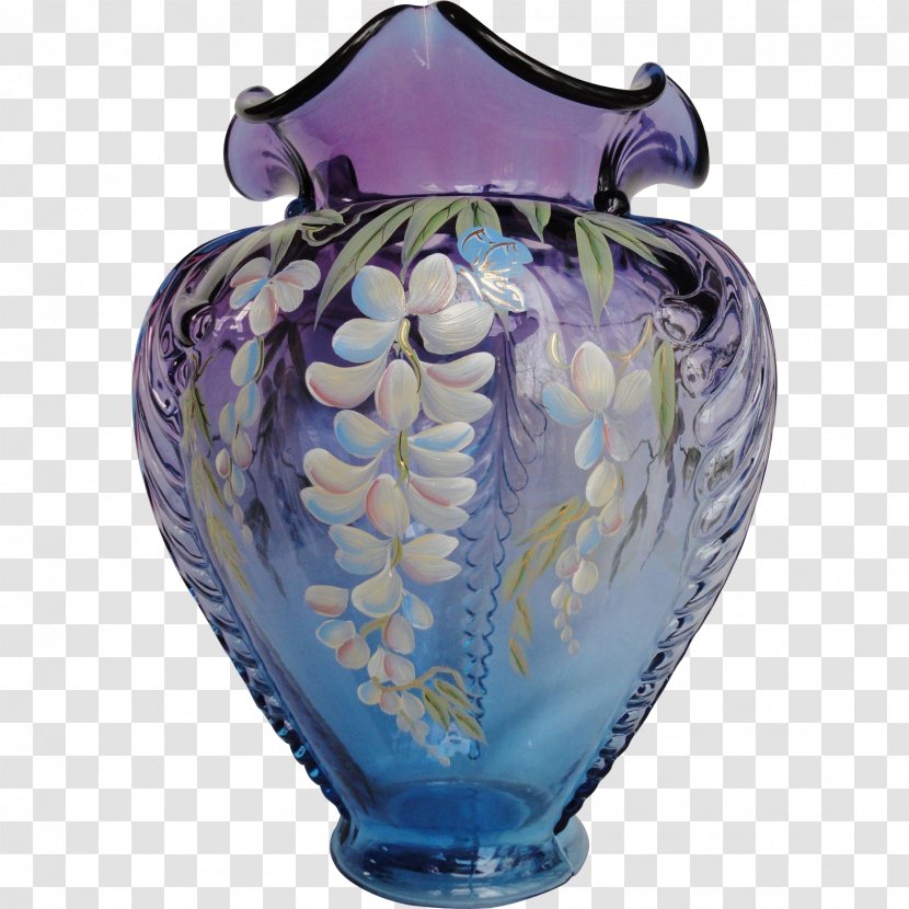 Vase Glass Art Ceramic - Fenton Company Transparent PNG