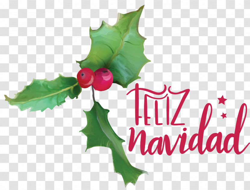 Feliz Navidad Merry Christmas Transparent PNG