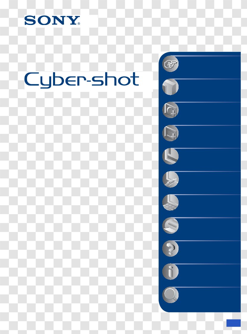 Sony Cyber-shot DSC-H9 DSC-T20 索尼 Product Manuals - Photography Transparent PNG