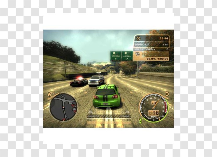 Need For Speed: Most Wanted The Run World PlayStation 2 - Ea Black Box - Speed Transparent PNG