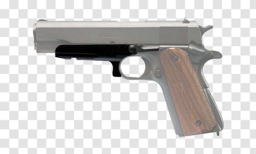 Trigger M1911 Pistol Firearm Colt's Manufacturing Company - Gun - Picatinny Rail Transparent PNG