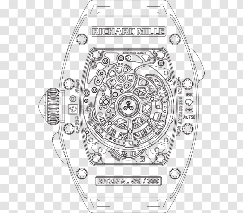 Salon International De La Haute Horlogerie Richard Mille Watch Strap - Com Transparent PNG