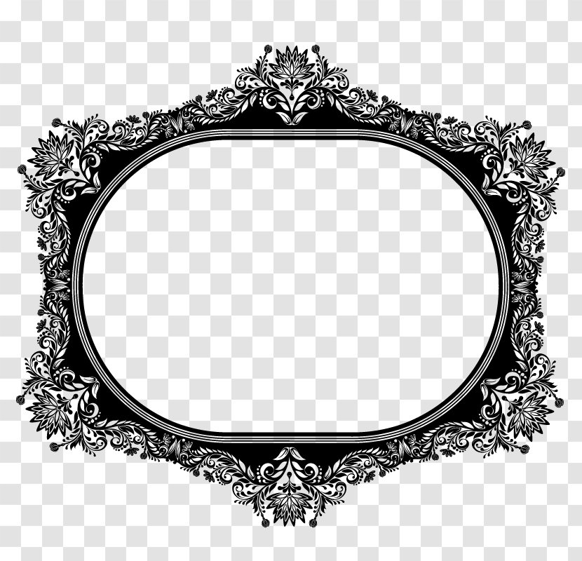 Picture Frames Photography Bicycle Pattern - Mirror - European Classical Ai Transparent PNG
