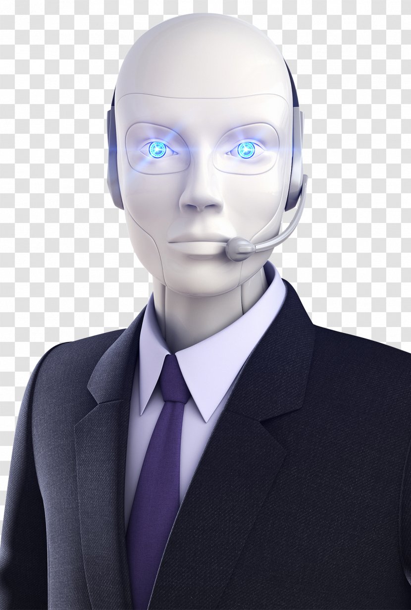 Call Centre Chatbot Customer Service Artificial Intelligence Robot - Purple - Intelligent Transparent PNG