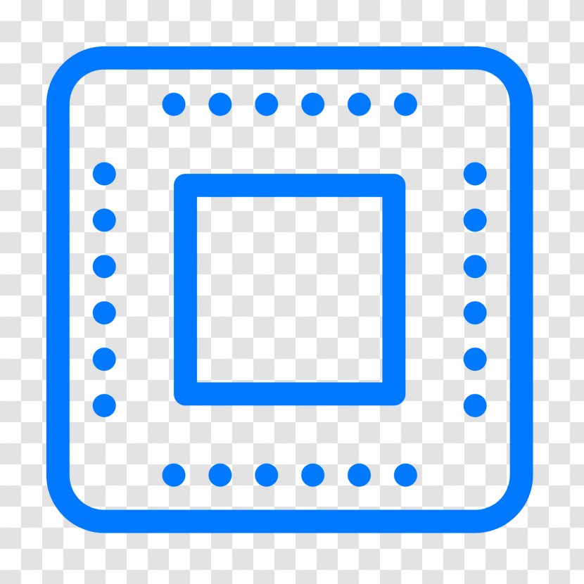 Central Processing Unit Integrated Circuits & Chips - Rectangle - Ios手机 Transparent PNG