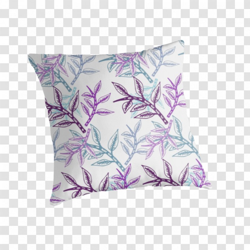 Throw Pillows Lavender Lilac Cushion Violet - Boho Pattern Transparent PNG