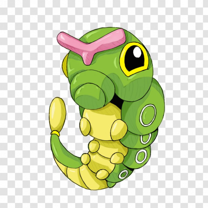 Caterpie Pokémon GO Video Game Evolve - Reptile - Pokemon Go Transparent PNG