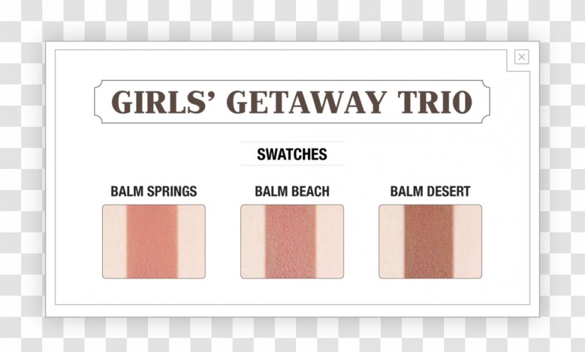 Rouge Lip Balm Bronzer Palette Cosmetics - Area - Makija%c5%bc Transparent PNG