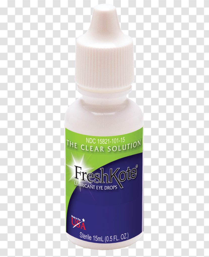 Dry Eye Syndrome FreshKote Lubricant Drops & Lubricants Health - Liquid Transparent PNG