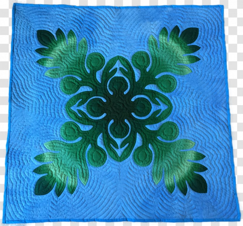 Green Turquoise Textile - Tropical Pattern Transparent PNG