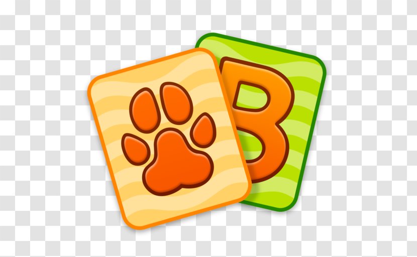 Food Paw Rectangle Clip Art - Orange Transparent PNG