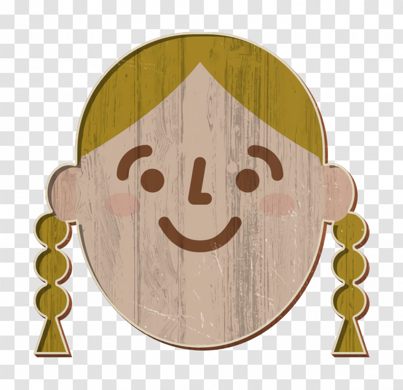 Happy People Icon Girl Icon Emoji Icon Transparent PNG