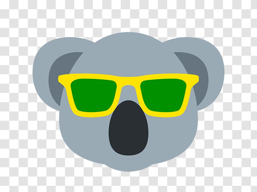 Australia Day Emoji January 26 Aussie - Sticker - Sunglasses Transparent PNG