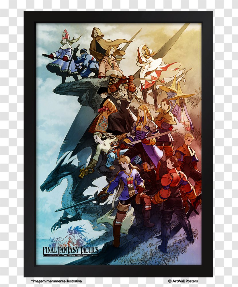 Final Fantasy Tactics: The War Of Lions IV Tactics Ogre: Let Us Cling Together - Video Game - Taobao E-commerce Poster Transparent PNG