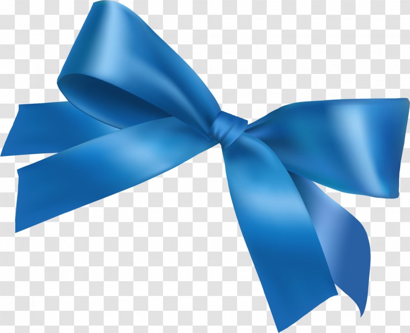 Blue Bow Tie - Light - Beautiful Transparent PNG