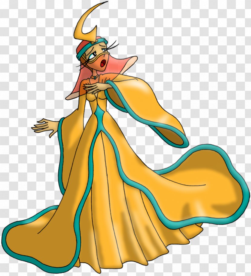 Costume Design Cartoon Clip Art - Mythical Creature - Arab Dress Transparent PNG