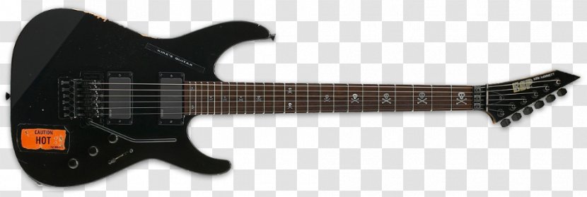 Kingdom Hearts II ESP Guitars Kirk Hammett M-II - Neckthrough - Guitar Transparent PNG