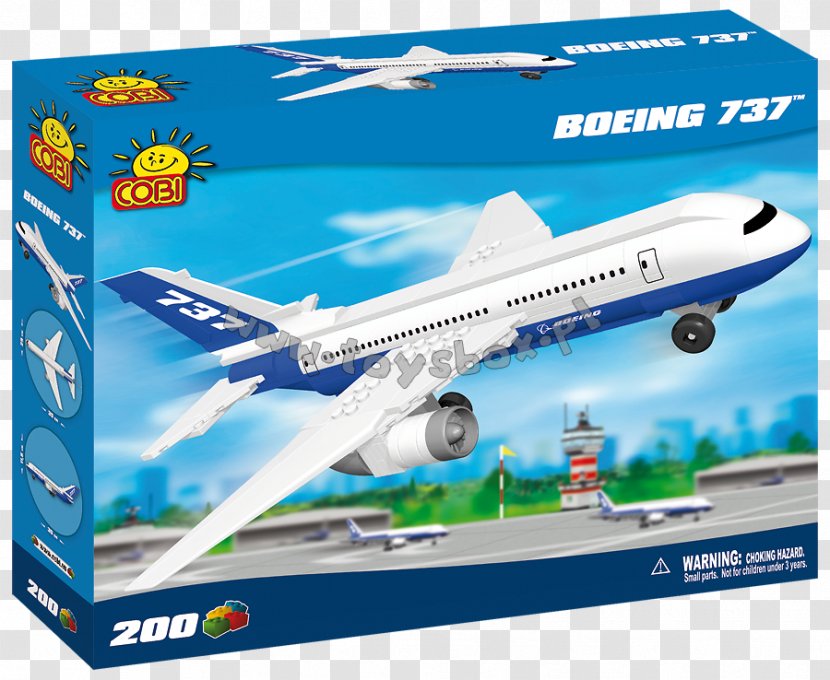 Boeing 767 Airplane Amazon.com Cobi Toy Block Transparent PNG