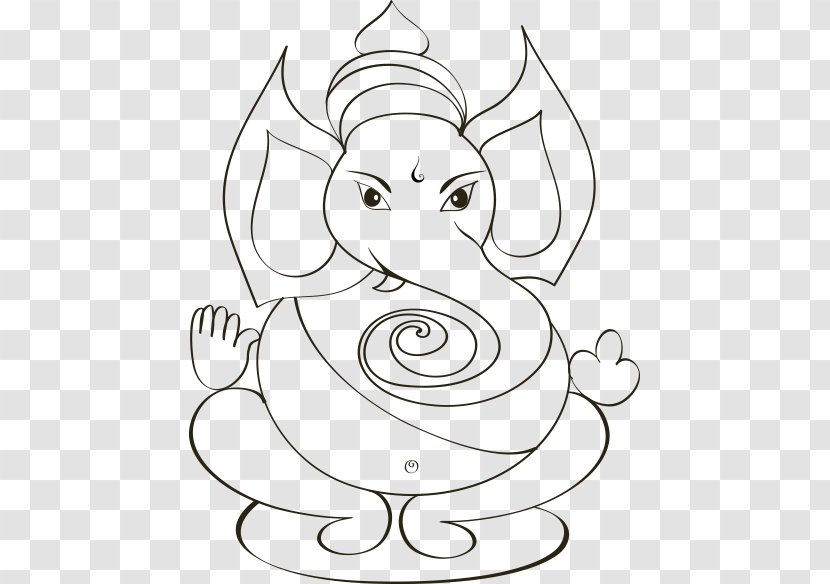 Ganesha Ganesh Chaturthi Drawing - Tree Transparent PNG