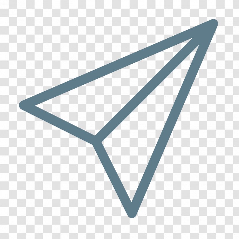 Email - Triangle - Send Button Transparent PNG