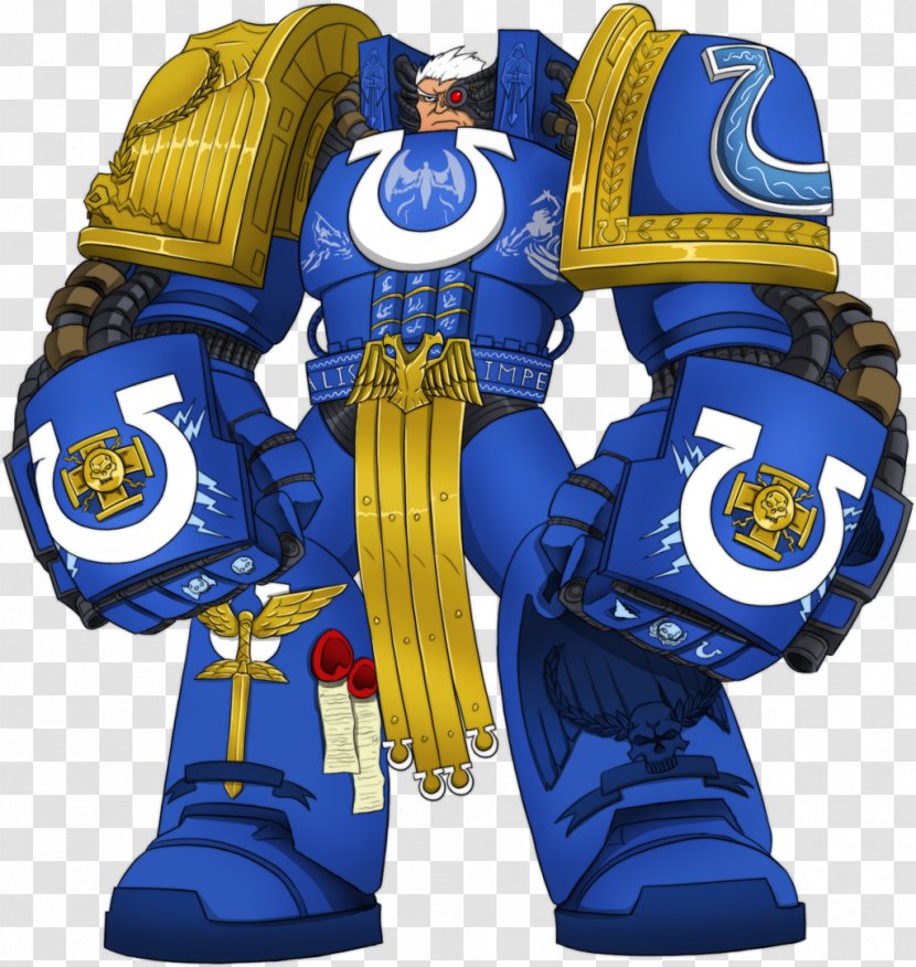 Warhammer 40,000 Fantasy Battle Space Marines Marneus Augustus Calgar Imperium - Action Figure - Marine Transparent PNG