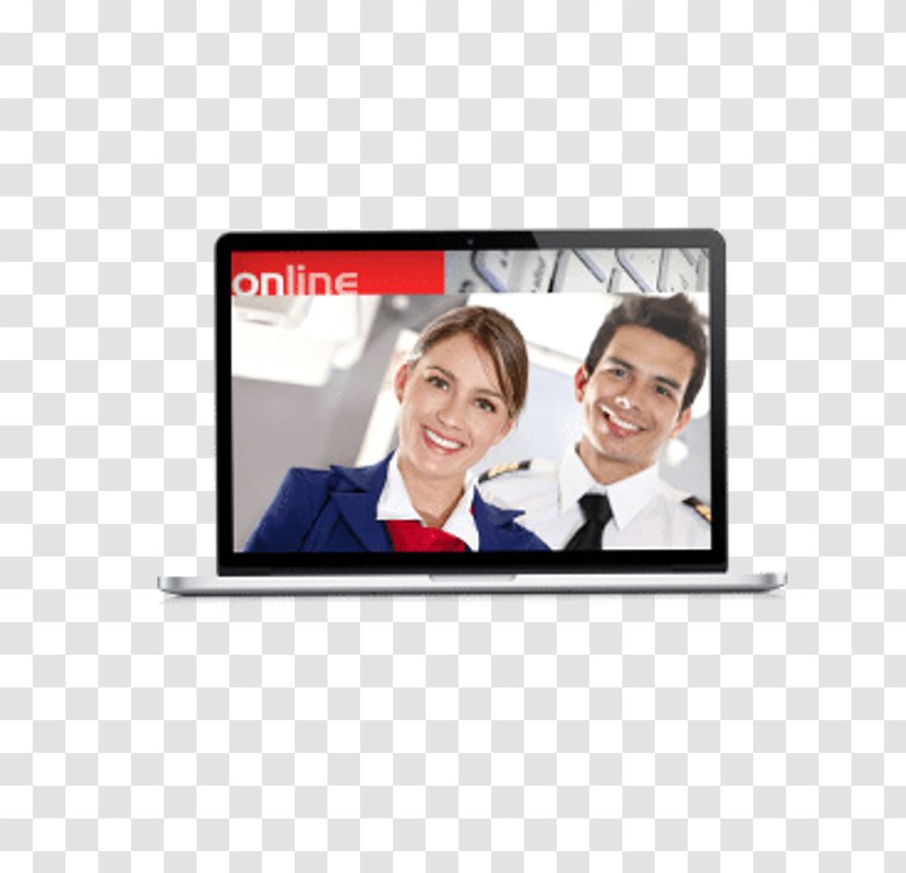 Airplane Flight Attendant Aircraft Cabin Airline - Display Device - Crew Transparent PNG