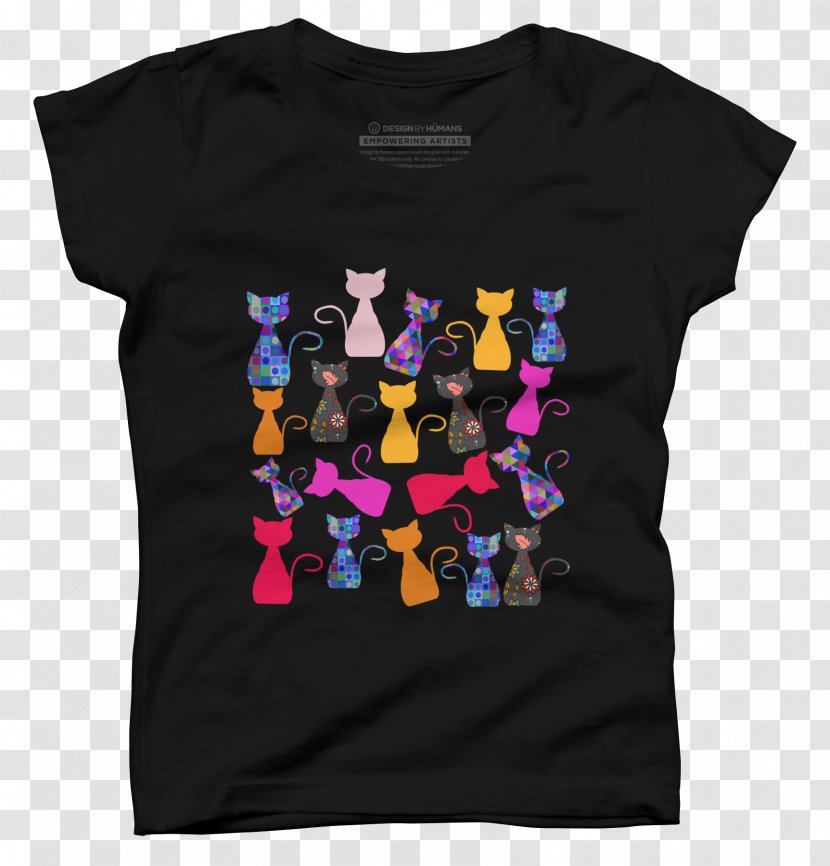 T-shirt Sleeve Brand Font - Cat Lover T Shirt Transparent PNG