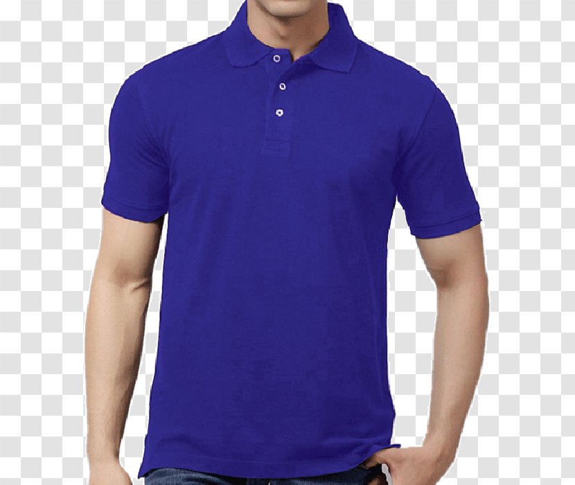 T-shirt Polo Shirt Collar Clothing - Blue Transparent PNG