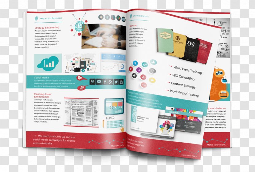 Graphic Design Advertising Web Marketing - Brochure Transparent PNG