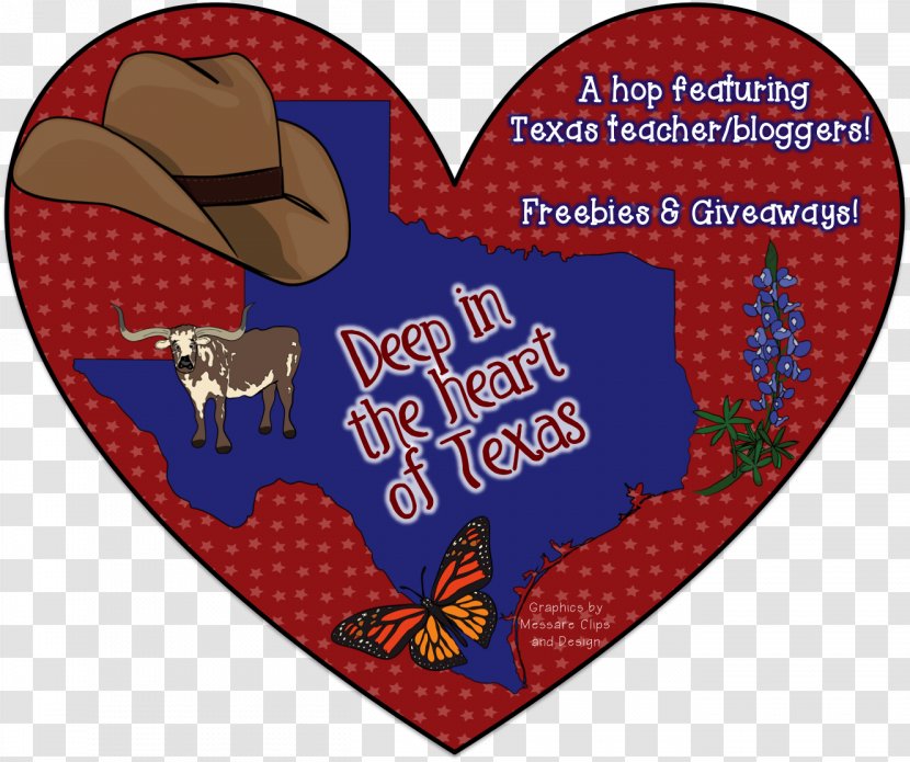 Heart Of Texas Second Grade Teacher - Silhouette Transparent PNG