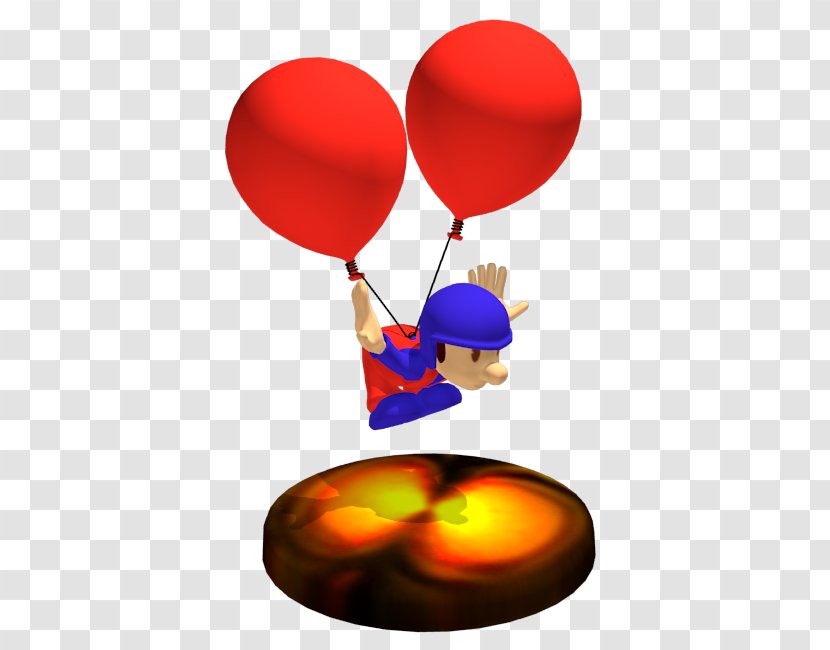 Super Smash Bros. Melee GameCube Balloon Fight Video Game Trophy - Gamecube Transparent PNG