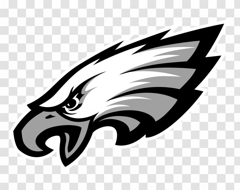 2012 Philadelphia Eagles Season NFL Super Bowl Atlanta Falcons - Monochrome - Eagle Transparent PNG