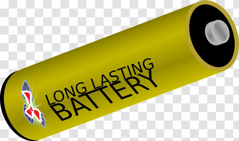 Battery Clip Art - Text - Yellow Transparent PNG