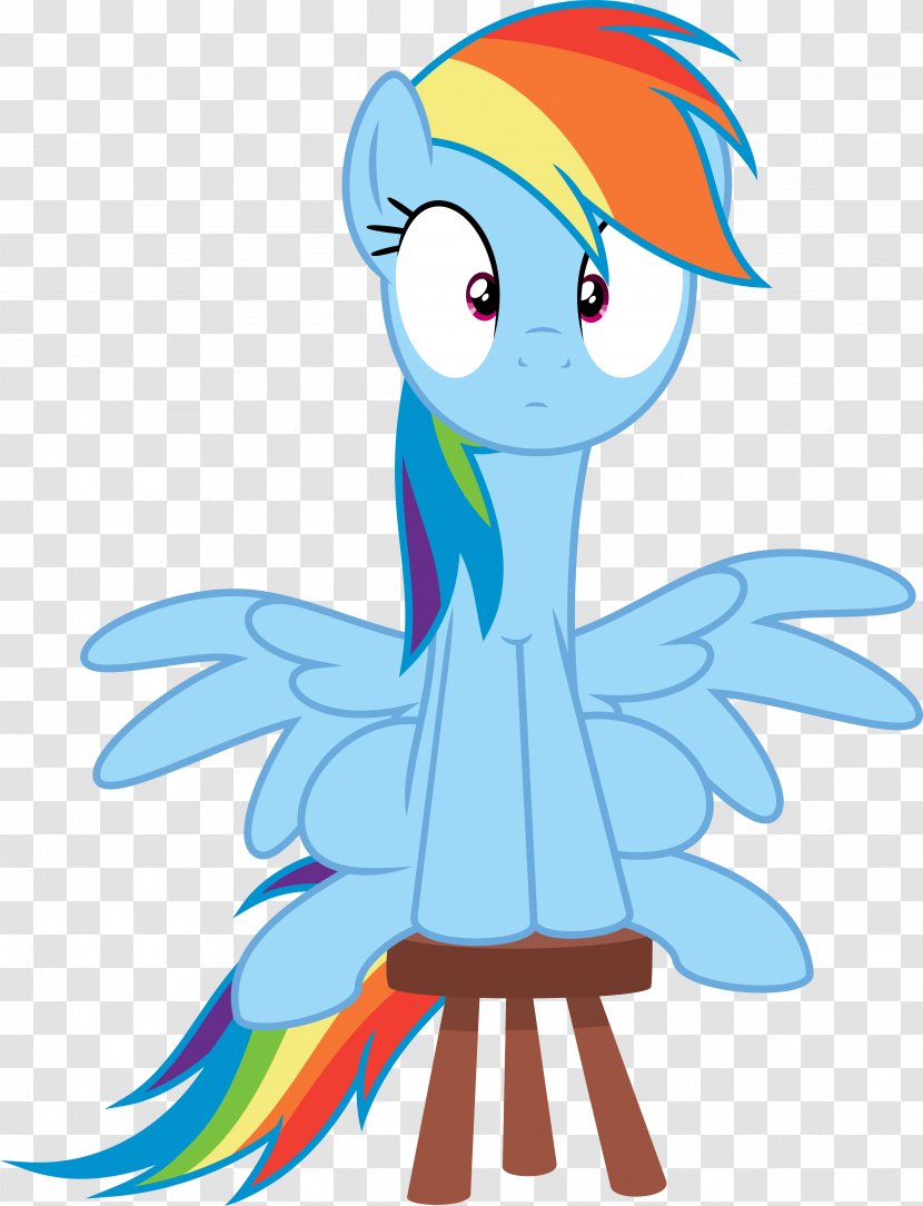 Rainbow Dash Pony Applejack Clip Art - Fluttershy - Vector Transparent PNG