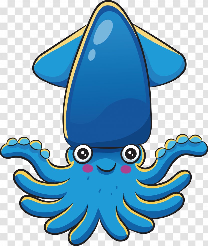 Octopus Coleoids Drawing Bu1ed9 Mu1ef1c Nang Cuttlefish - Fish - Hayes Decorative Design Transparent PNG