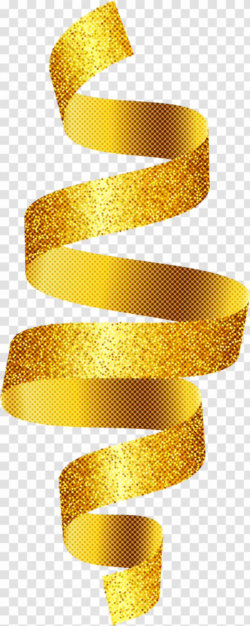 Yellow Bangle Font Ribbon Bracelet Transparent PNG