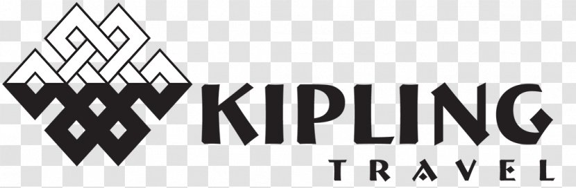 Kipling Travel Agent Tour Operator Logo - Monochrome Transparent PNG