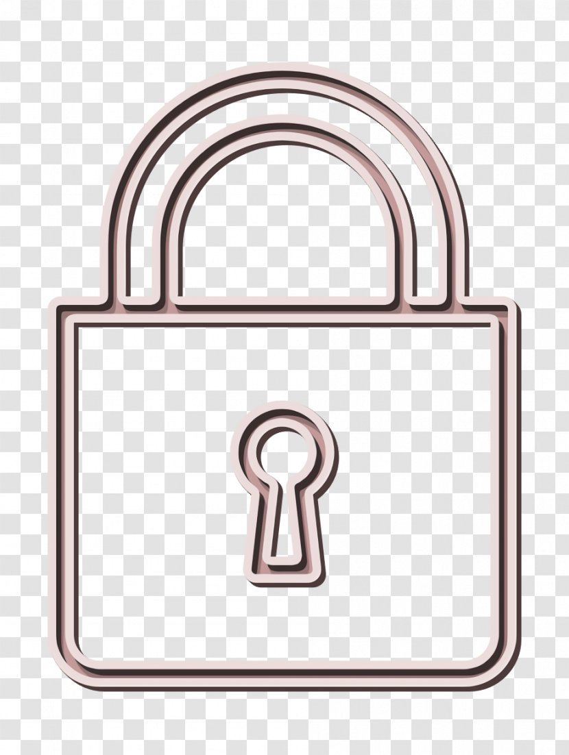 Security Icon Password Lock - Material Property - Metal Transparent PNG