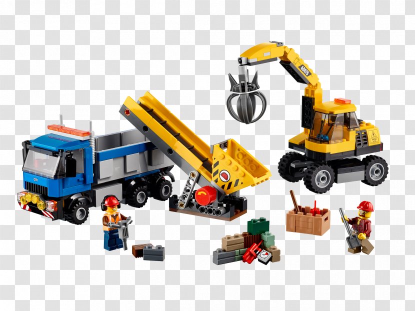 Amazon.com LEGO City 60075 Toy Excavator And Truck - Bricklink Transparent PNG