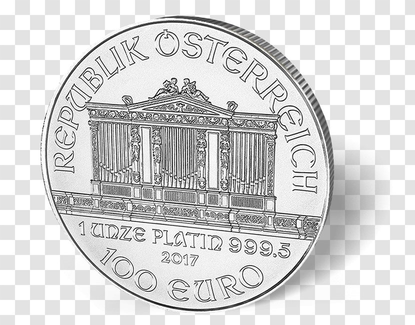 Coin Austrian Silver Vienna Philharmonic Gold Transparent PNG