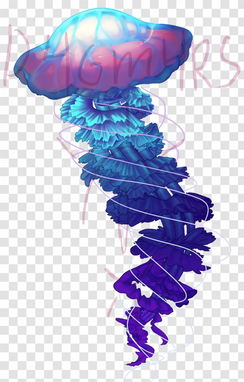 DeviantArt Jellyfish Art Museum - Electric Blue Transparent PNG