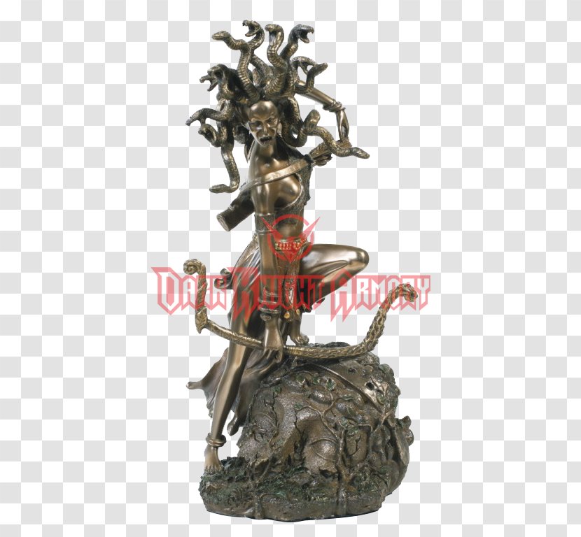 Perseus With The Head Of Medusa Hades Gorgon Greek Mythology - Figurine - Terracotta Figurines Transparent PNG