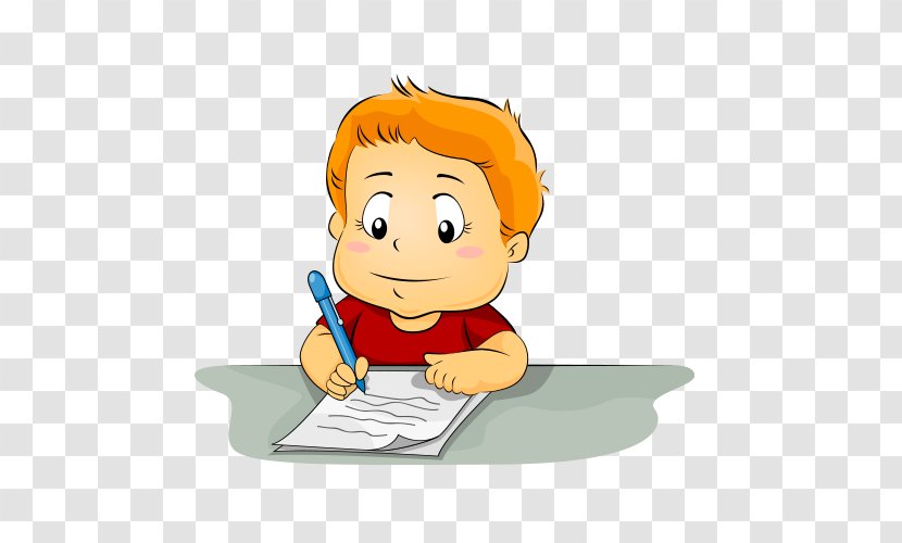 Writing Child Clip Art - Boy Transparent PNG