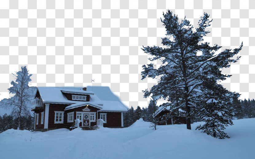 Finland Download Wallpaper - Cottage - Snow Two Transparent PNG