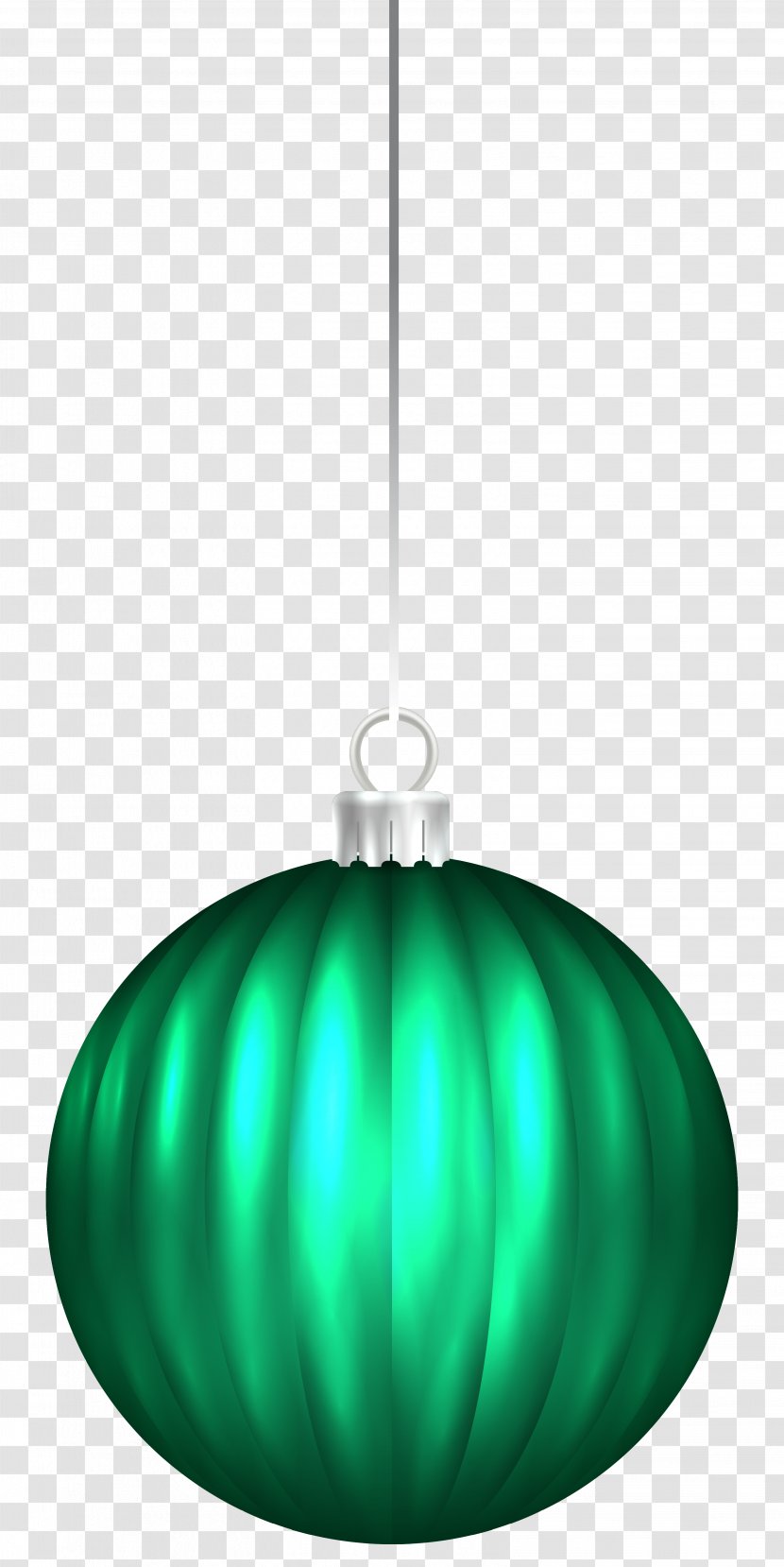 Lighting Green Christmas Ornament Illustration - Turquoise - Ball Clip Art Image Transparent PNG