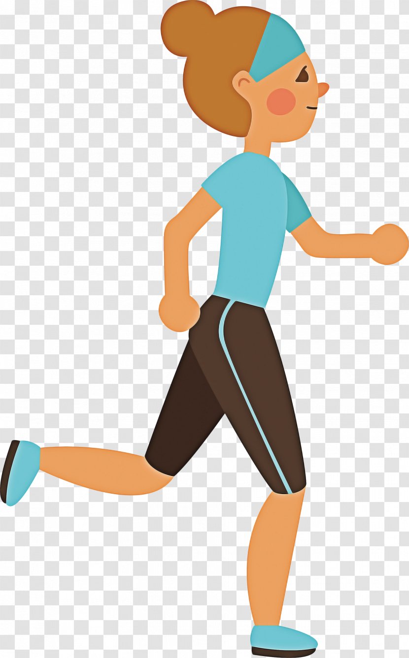 Fitness Cartoon - Stretching - Physical Transparent PNG