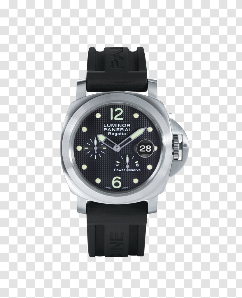Diving Watch Panerai Rolex GMT Master II Power Reserve Indicator - Watches Black Male Table Transparent PNG