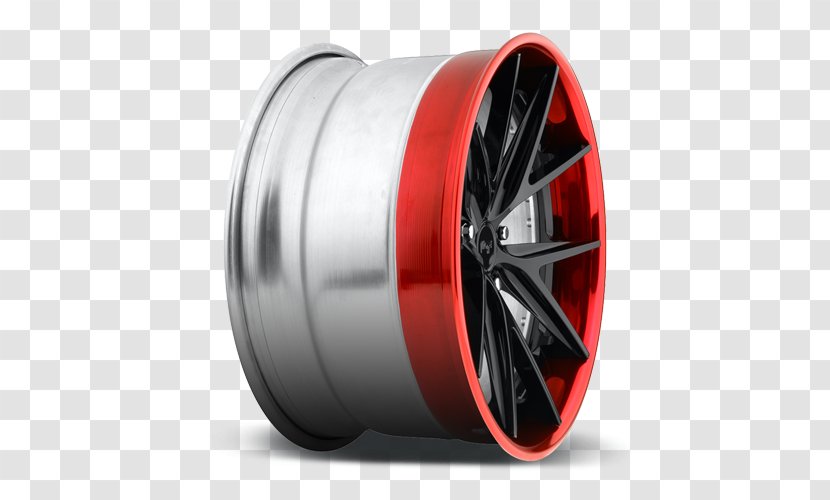 Alloy Wheel Tire Spoke Rim Product Design - Matte Transparent PNG