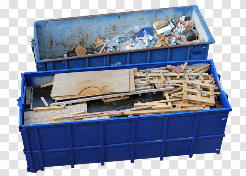 Roll-off Construction Waste Skip Dumpster - Architectural Engineering Transparent PNG