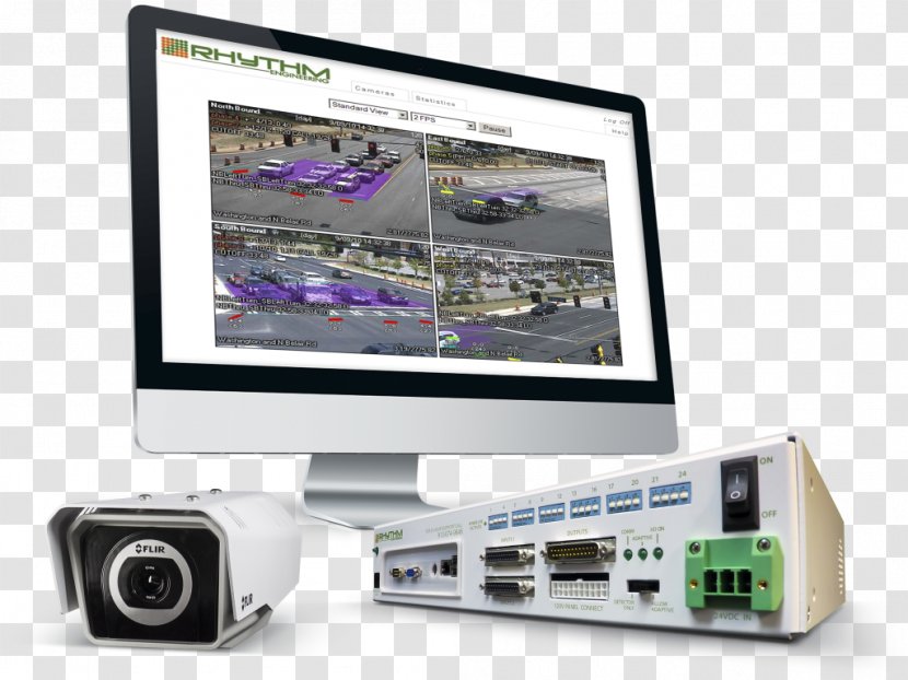 InSync Adaptive Traffic Control System Rhythm Engineering Light - Display Device Transparent PNG